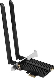 PCI-E Wifi Card for Desktop, Gigabit 3000M Bluetooth WiFi 6E Adapter PCI-E Network Card Compatible w