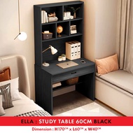 KENZZO ELLA Student Study Desk Computer Table/ Modern writing living room furniture/Table With Shelf