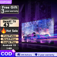 Expose Bluetooth 43 Inch Smart TV Android 12.0 Tv 43 inch FULL HD Bluetooth Television 43 inch TV Digital Smart TV