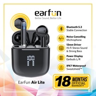 EarFun Air Lite - Echo Noise Cancelling Mic BT5.3 Hi-Fi Sound IPX7 TWS