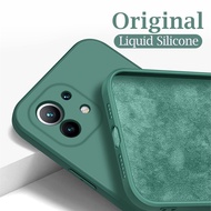 Mi 11 Pro Lite 5g Ultra Case Square Liquid Silicone Camera Lens Protector Soft Cover For Xiaomi Mi 11 T Mi11 11T Ultra Lite Pro