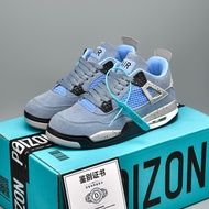 Aj4 Big Paris Putian Men's Shoes Casual Sports Shoes Sneakers Air Cushion Heightening Electric Mothe