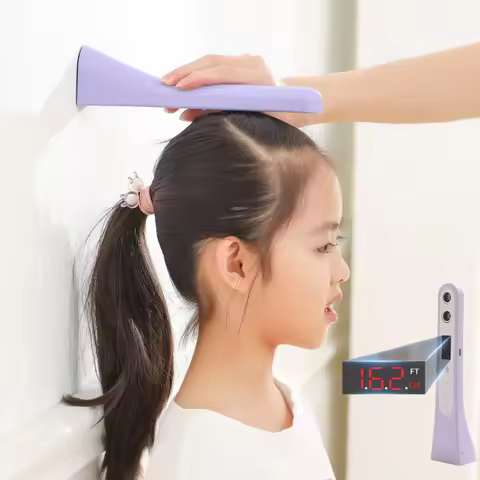 Digital Ultrasound Height Measuring Meter Smart Precision Height Measurement Scale Accurate Safety H