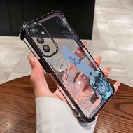 Samsung A55 5G A35 A25 A15 4G A05s A05 A04e A04s A04 Cute Stitch Case Custom Name Soft Casing Candy 