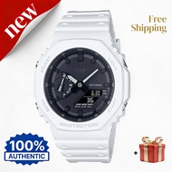 GSHOCK ซีรีส GA-2100 แนวโน้มนาฬิกาแปดเหลี่ยมนาฬิกากีฬาผู้ชาย พร้อมที่จะจัดส่ง การรับประกัน รุ่น GA-2