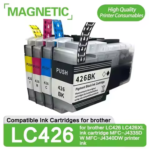 1 Set LC426XL Ink Cartridges Compatible for brother LC426 LC426XL Ink Cartridge MFC-J4335DW MFC-J434
