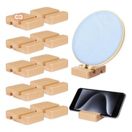 10 Pcs Embroidery Hoop Display Embroidery Hoop Wooden Base Holder Embroidery CrossStitch Stand for E