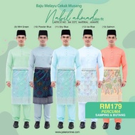 [NEW 2022] Jakel Baju Melayu Avante By Nabil Ahmad Slim Fit Full Package FREE Samping &amp; Butang Baju Part 2