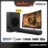 SonicGear StudioBar 600HD Bluetooth 5.0 TV Sound Bar Speaker  | HDMI ARC | 120 Watts