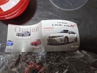 1/64 Honda Civic Type R 模型車 紅色