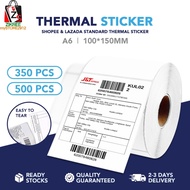 GOPACK A6 Thermal Sticker Roll | Airway Bill | Barcode Shipping Label | Kurier Sticker 100*150mm GP0