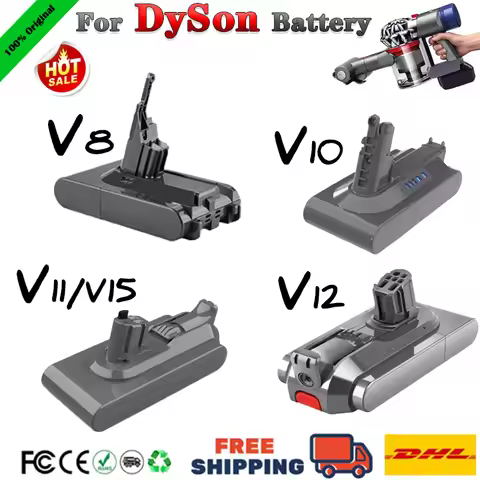 For Dyson V8 V10 V11 V12 21.6V Replacement Battery for Dyson Absolute Cord-Free Vacuum Handheld Vacu