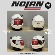 NOLAN HELMETS N60-6 PLAIN CLASSIC (005 MADE IN ITALY FULL FACE DOUBLE VISOR HELMET NOLAN SERIES