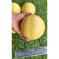 Gachapon Eggs Yellow Lottery With Lock Ears Made Of Plastic Size 10 Cm. Connect The Ball