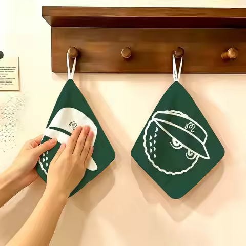 Fashion Golf MALBON Hanging Polyester Cotton Towel, Reusable Hand Wiping Cloth, Wear Resistant for H