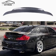 For Infiniti G series G35 G37 4Door Sedan Carbon fiber / FRP Rear Spoiler Trunk wing 2007-2014