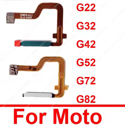 Home Button Fingerprint Sensor Flex Cable For Motorola Moto G22 G32 G42 G52 G72 G82 Home Touch ID Se