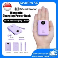 [SG Local Stock]magnetic powerbank 20000mah, ccc certified powerbank fast charging, portable charger