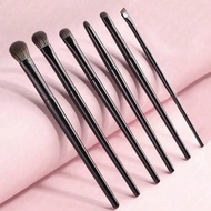 6Pcs Ultra-Soft Makeup Brush Set - High-Density Synthetic Bristles, Cruelty-Free Includes Eyeshadow