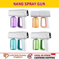 K6X Rechargable Sanitizer Spray Disinfection Machine Nano Atomizer Blue Ray Disinfectant Spray Gun