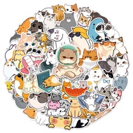 10/50Pcs Cartoon Cat Pet Graffiti Stickers for Stationery Laptop Guitar Waterproof Sticker Toys Gift