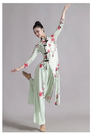 Stanley Coco 2024 Ao Dai Summer Vietnam Cheongsam Improved Stage Performance Dress Long Folk Dance O
