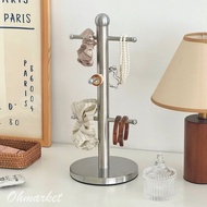 [Life Market] 24H ins Stainless Steel Desktop Storage Rack Small Object Jewelry Cafe Decoration B & 