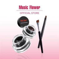 [Music Flower] Long Wear เจลไลเนอร์ เขียนคิ้ว 2IN1 สีน้ำตาลและดำ สูตรกันน้ำ/เหงื่อ 24 ชม.