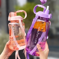 1.5L/2L 2000ml Water Bottle Large Capacity BPA Free Bottles Sports Drinking Bottle Outdoor Portable 