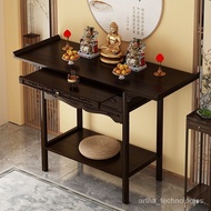 WJ02New Chinese Style Stand Cabinet for Table God of Wealth Cabinet Buddha Table Household Incense Table Buddha Statue G