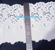 RENDA KATUN LEBAR 15CM HARGA PER METER
