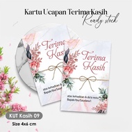 [100 PCS] THANK YOU CARD & THANK YOU CARD – WEDDING SOUVENIR 09