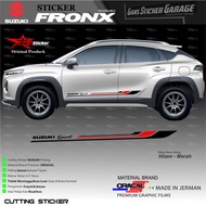 MERAH SUZUKI Sticker FRONX SUV Sport Black RedSUZUKI
