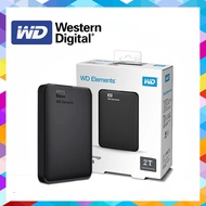 WD Elements 1TB 2TB Portable Hard Drive Suitable for Mac and Windows External USB 3.0 Portable Hard 