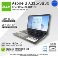 Acer Aspire 3 Core i3-10100U(Gen10) เจน10รุ่นใหม่มากมีการ์ดจอ2GB คอมพิวเตอร์โน๊ตบุ๊คมือสอง เหมือนใหม่