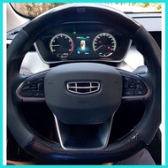 Geely D Shape Steering wheel Cover Okavango Coolray Azkarra Emgrand gx3 pro Carbon Fiber Steeri