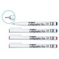 Combo of 4 colors of Artline Calligraphy EK-241 Calligraphy pen - Chisel tip 1.0mm