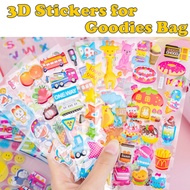 Kids 3D Stickers for Goodie Bag Children Day Birthday Gift