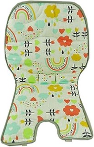 Mattel Replacement Seat Cover for Fisher-Price Space-Saver Simple Clean High Chair - HGX44 ~ Rainbows, Flowers and Hearts