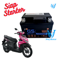 Aki Motor Honda BeAT Karbu F1 Pop Street Scoopy Spacy Genio GTZ5S GTZ4V YTZ5S YTZ4V GS MF Aki Kering