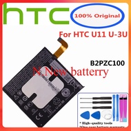 แบตเตอรี่สำรอง B2PZC100 3000mAh 100% ของแท้สำหรับ HTC U-3U U11แบตเตอรี่แบตเตอรี่มือถือมีในสต็อก + เค