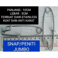 SNAP STAINLESS BITING FISHING SNAP JUMBO STAINLESS FISHING PIN LARGE FISHING PIN LARGE SNAP
