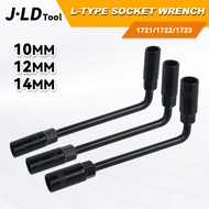 JLD TOOL Standard Socket L Type Wrench Hex Double-Head Elbow Hex Wrench Car Repair 10MM 12MM 14MM