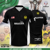 2025 AFC Asian Cup Malaysia football jersey fully sublimated design Ready Stock