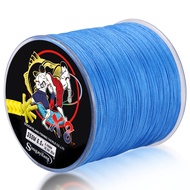 Sougayilang สายตกปลา PE X8 8เส้น สายเอ็นตกปลาถัก1 50ม. 350ม. สีเขียวสีน้ำเงินหลากสี PE0.8 #-PE6.0 # 