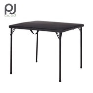PJ Wood โต๊ะกินข้าว พับได้ ขาเหล็ก หน้าโต๊ะพลาสติก โต๊ะพับ โต๊ะกินข้าว โต๊ะพลาสติก Dining Folding Table