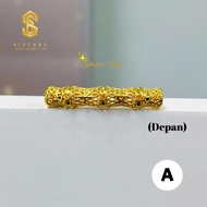 Sincere Store Emas 916 3L Bead Bamboo Aman | Emas 916
