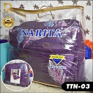 TOTO NARITA/ SELIMUT /BLANKET TEBAL SIZE KING HU TOTO TRAVEL MODEN