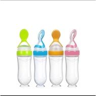 Practical Baby Spoon Bottle - Silicone Squeeze Baby Milk Bottle