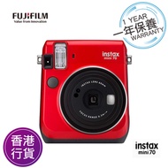 FUJIFILM - 香港行貨保用一年 Instax Mini70 珍珠紅 即影即有相機